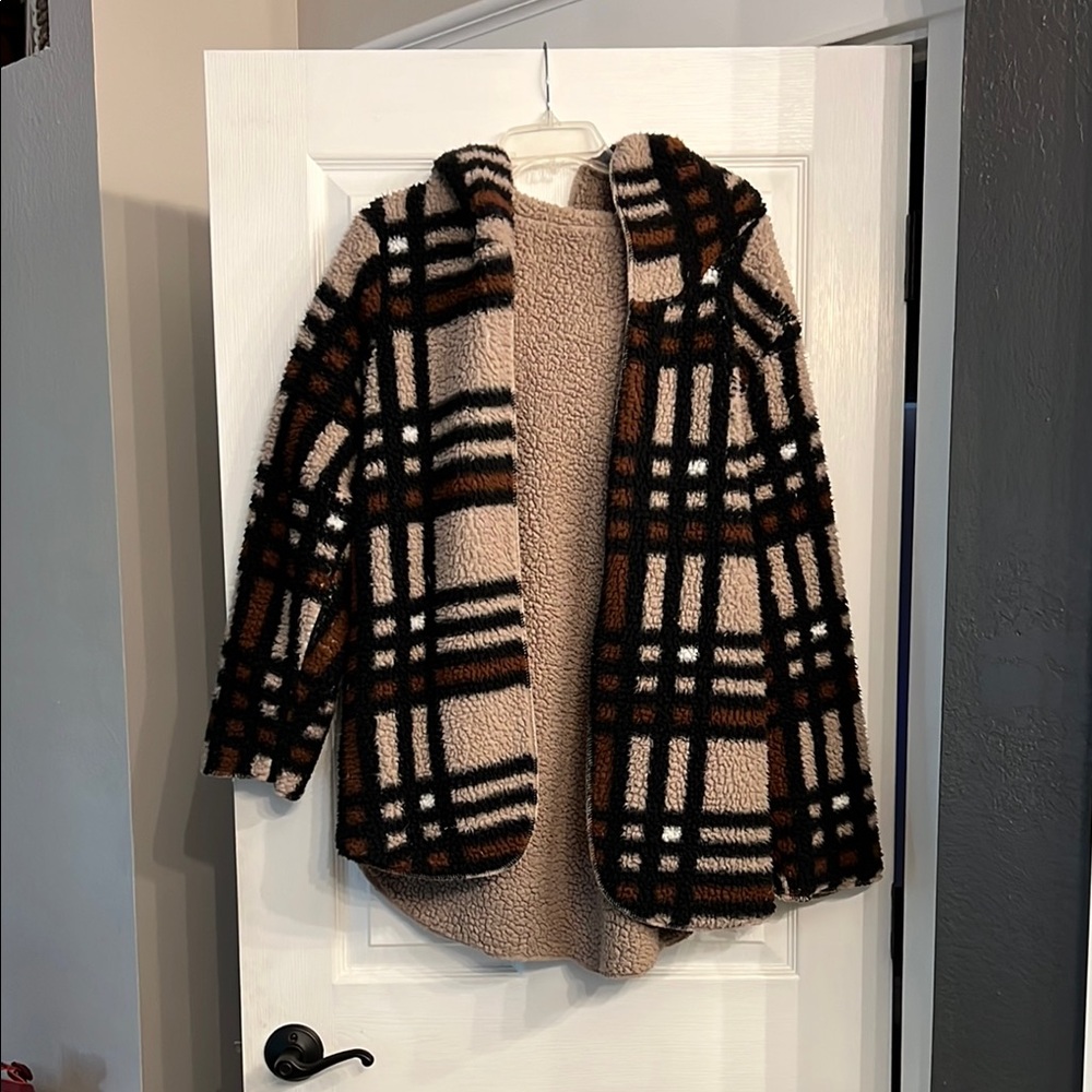 Anthropologie Sherpa Reversible Jacket